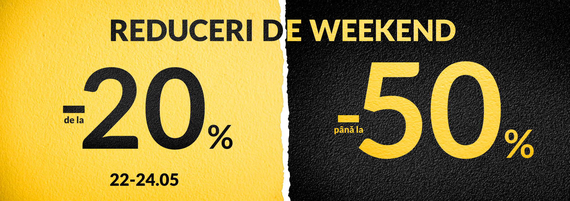 Reduceri de weekend